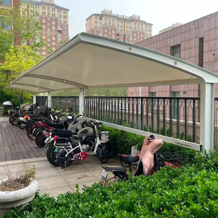 嘉禾县膜结构电动车棚